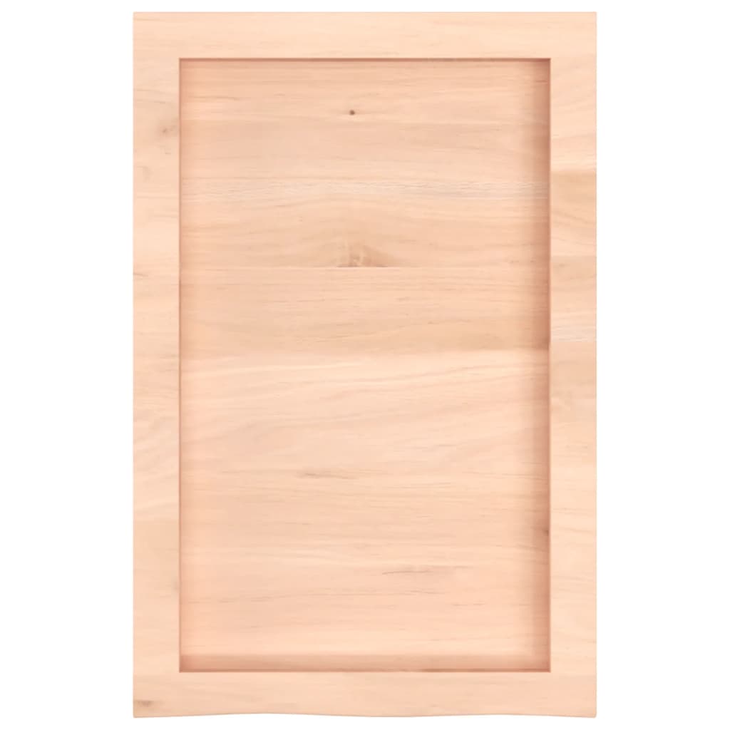 vidaXL Ράφι Τοίχου 40x60x(2-6) εκ. από Ακατέργαστο Μασίφ Ξύλο Δρυός