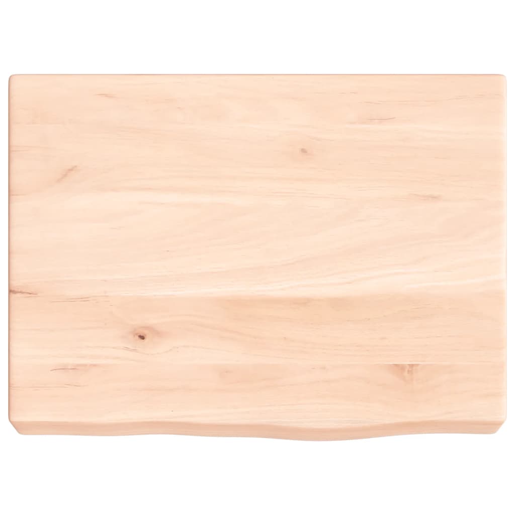 vidaXL Πάγκος Μπάνιου 40x30x(2-6) εκ. από Ακατέργαστο Μασίφ Ξύλο