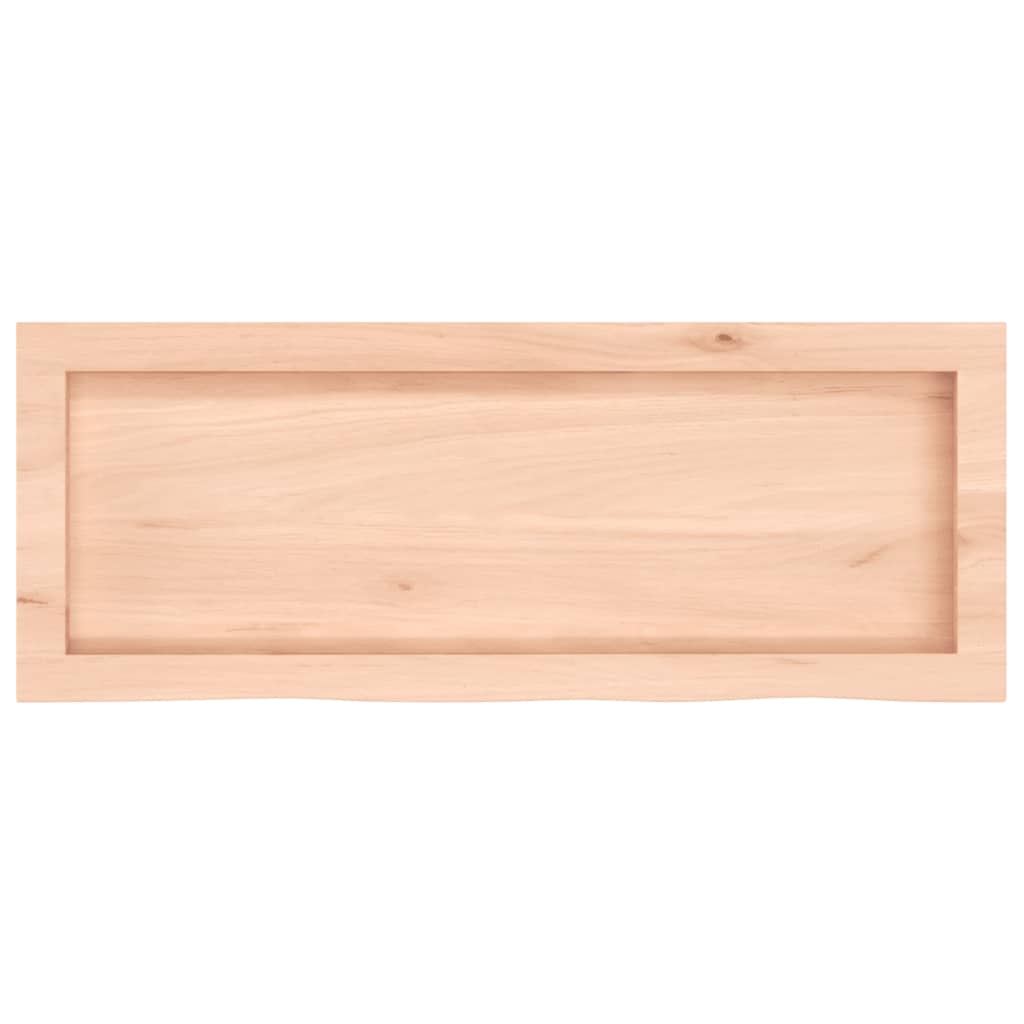 vidaXL Πάγκος Μπάνιου 80x30x(2-4) εκ. από Ακατέργαστο Μασίφ Ξύλο