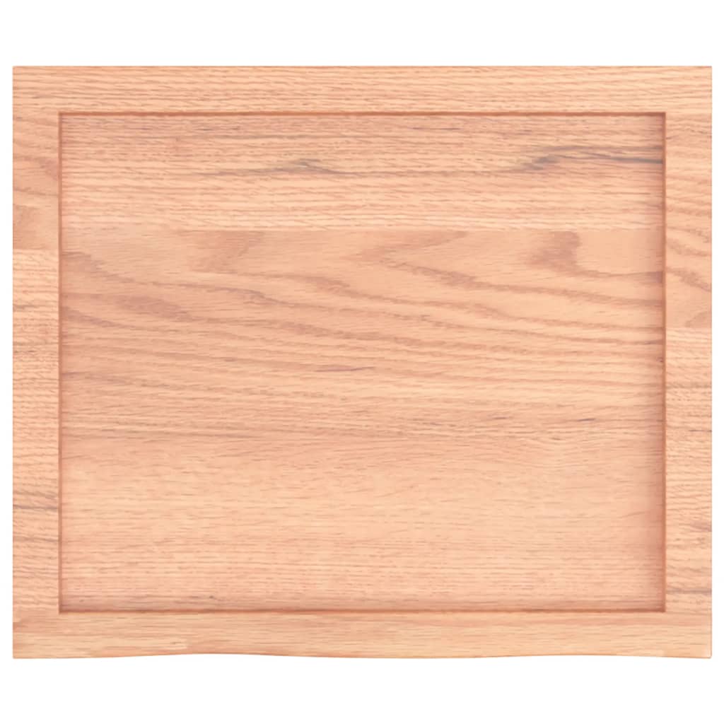 vidaXL Πάγκος Μπάνιου Αν. Καφέ 60x50x(2-4) εκ. Επεξεργ. Μασίφ Ξύλο