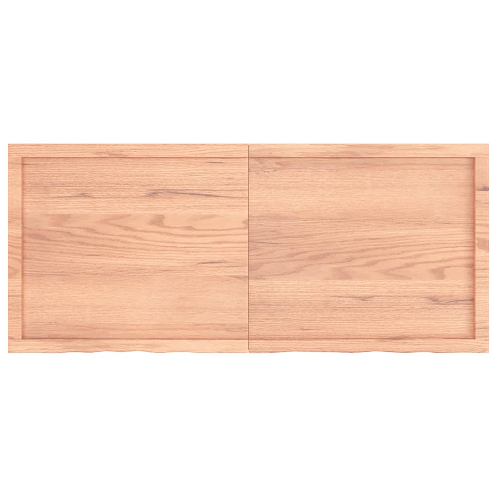 vidaXL Πάγκος Μπάνιου Αν. Καφέ 140x60x(2-4) εκ. Επεξεργ. Μασίφ Ξύλο
