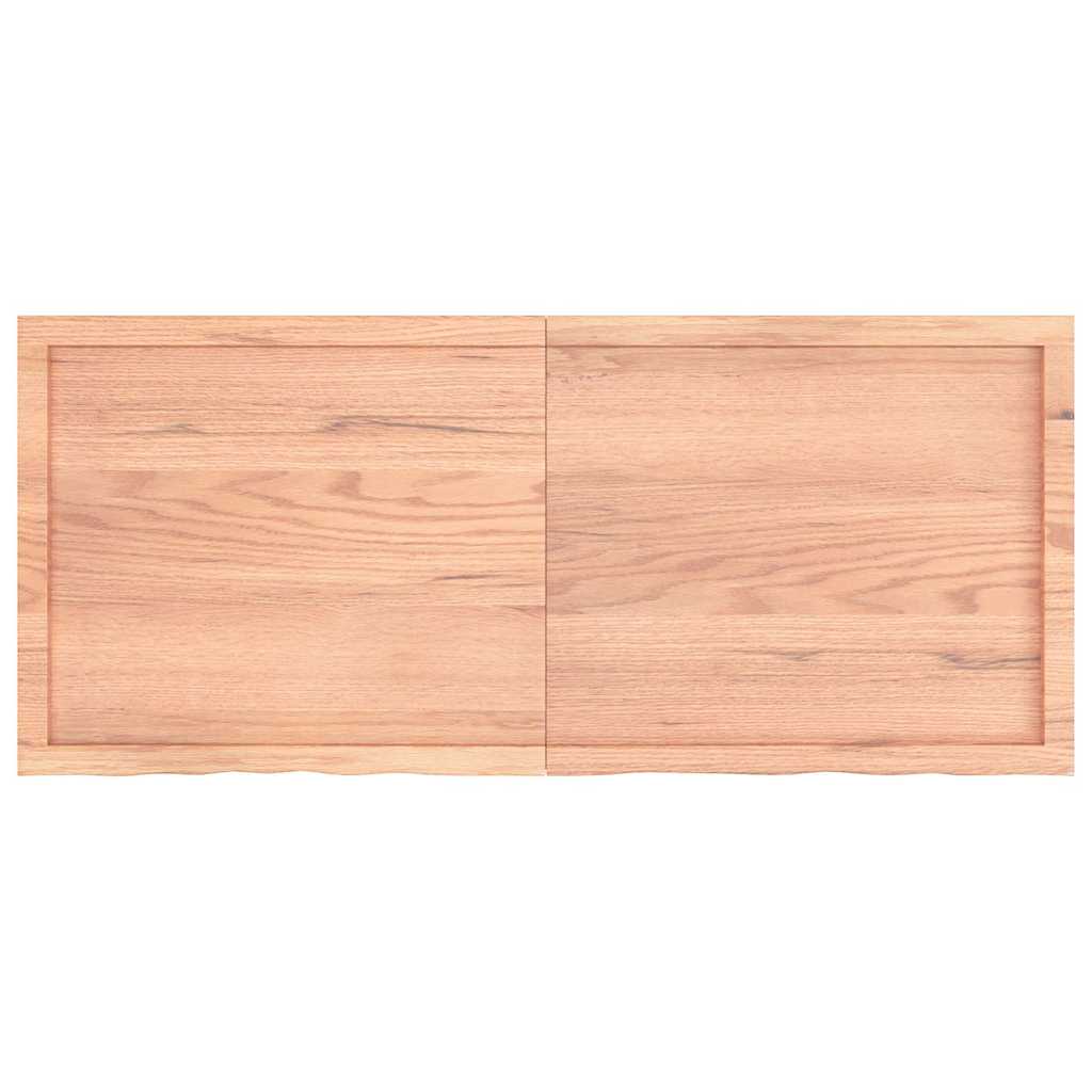 vidaXL Πάγκος Μπάνιου Αν. Καφέ 140x60x(2-6) εκ. Επεξεργ. Μασίφ Ξύλο