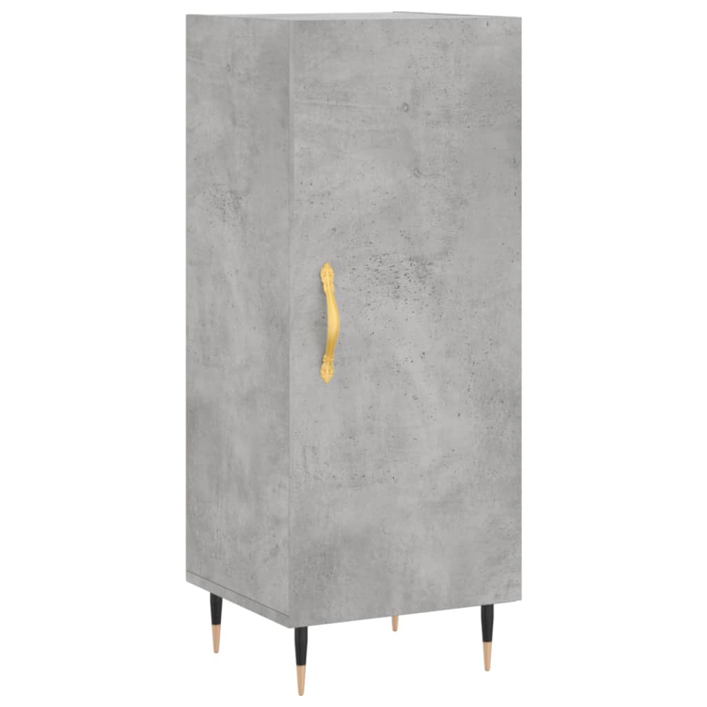 vidaXL Ντουλάπι Γκρι Σκυροδέματος 34,5x34x90 εκ. Επεξεργασμένο Ξύλο