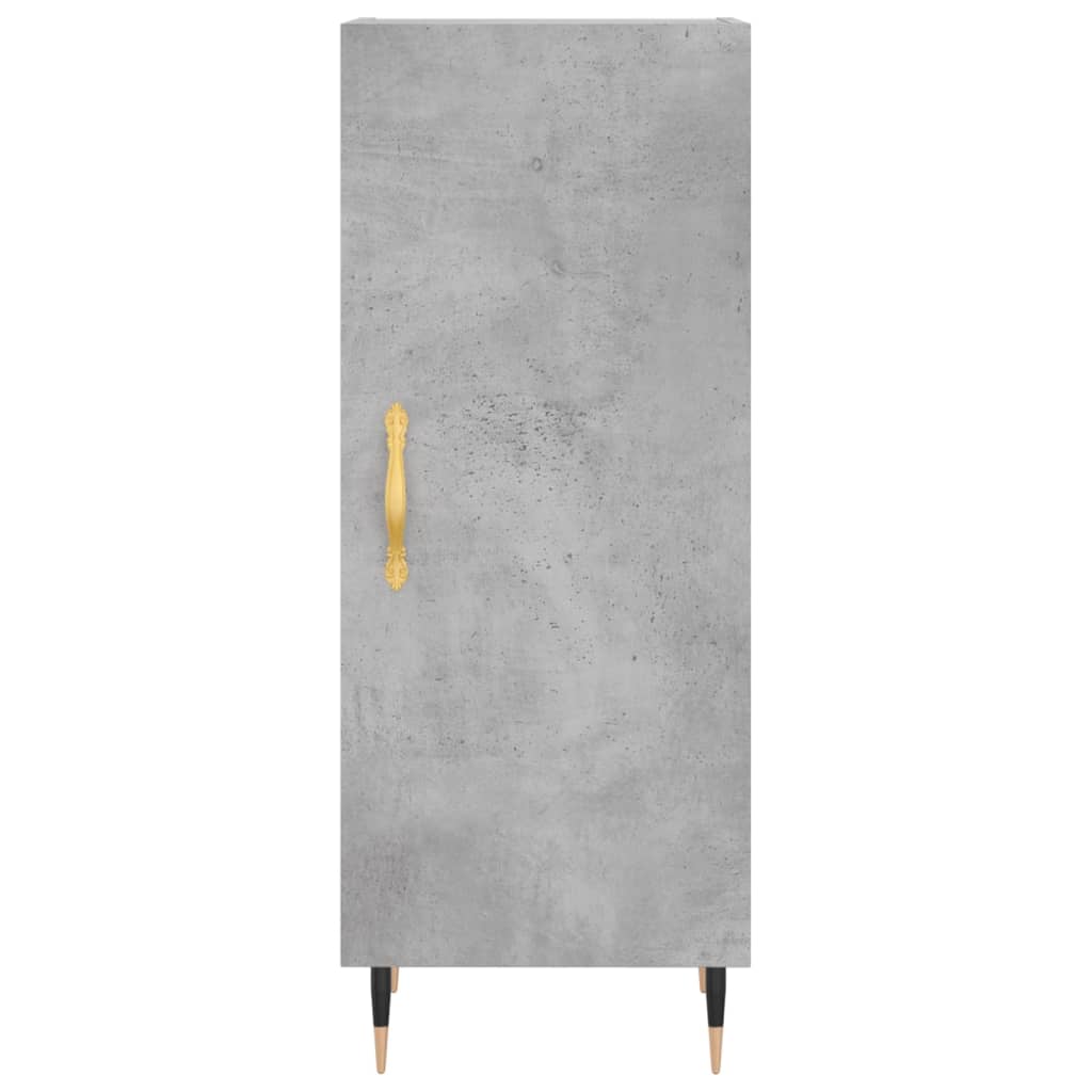 vidaXL Ντουλάπι Γκρι Σκυροδέματος 34,5x34x90 εκ. Επεξεργασμένο Ξύλο