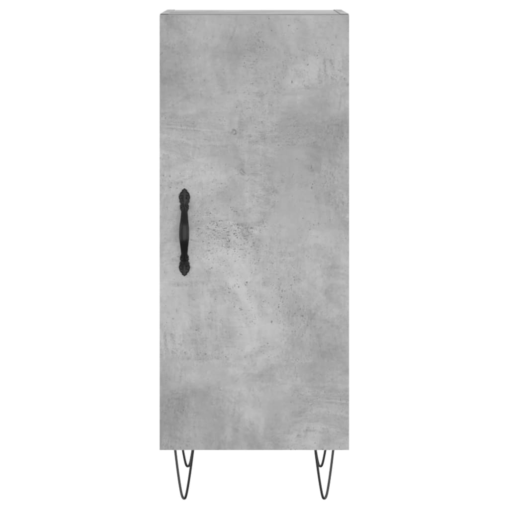 vidaXL Ντουλάπι Γκρι Σκυροδέματος 34,5x34x90 εκ. Επεξεργασμένο Ξύλο