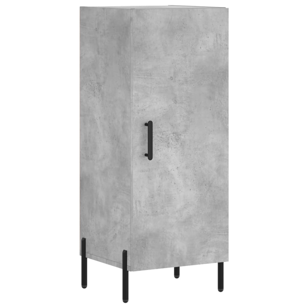 vidaXL Ντουλάπι Γκρι Σκυροδέματος 34,5x34x90 εκ. Επεξεργασμένο Ξύλο