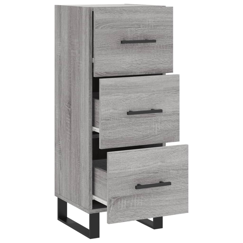 vidaXL Ντουλάπι Γκρι Sonoma 34,5x34x90 εκ. από Επεξεργασμένο Ξύλο