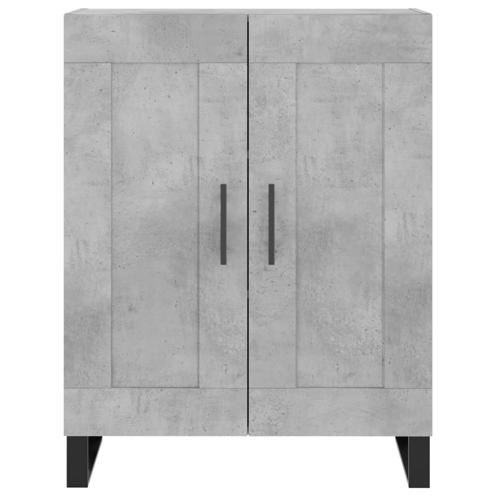 vidaXL Ντουλάπι Γκρι Σκυροδέματος 69,5x34x90 εκ. Επεξεργασμένο Ξύλο