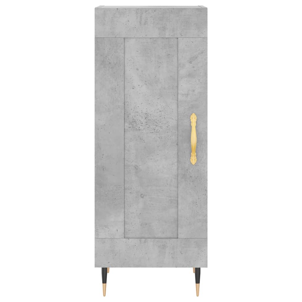 vidaXL Ντουλάπι Γκρι Σκυροδέματος 34,5x34x90 εκ. Επεξεργασμένο Ξύλο