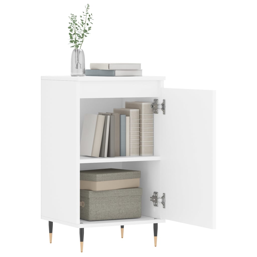 vidaXL Ντουλάπια 2 τεμ. Λευκά 40 x 35 x 70 εκ. από Επεξεργασμένο Ξύλο