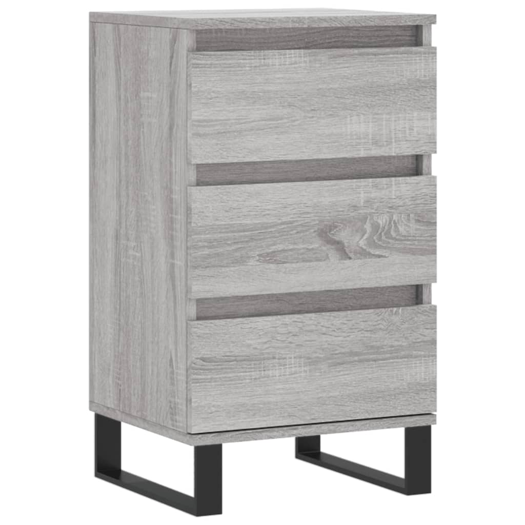 vidaXL Συρταριέρα Γκρι Sonoma 40 x 35 x 70 εκ. από Επεξεργασμένο Ξύλο