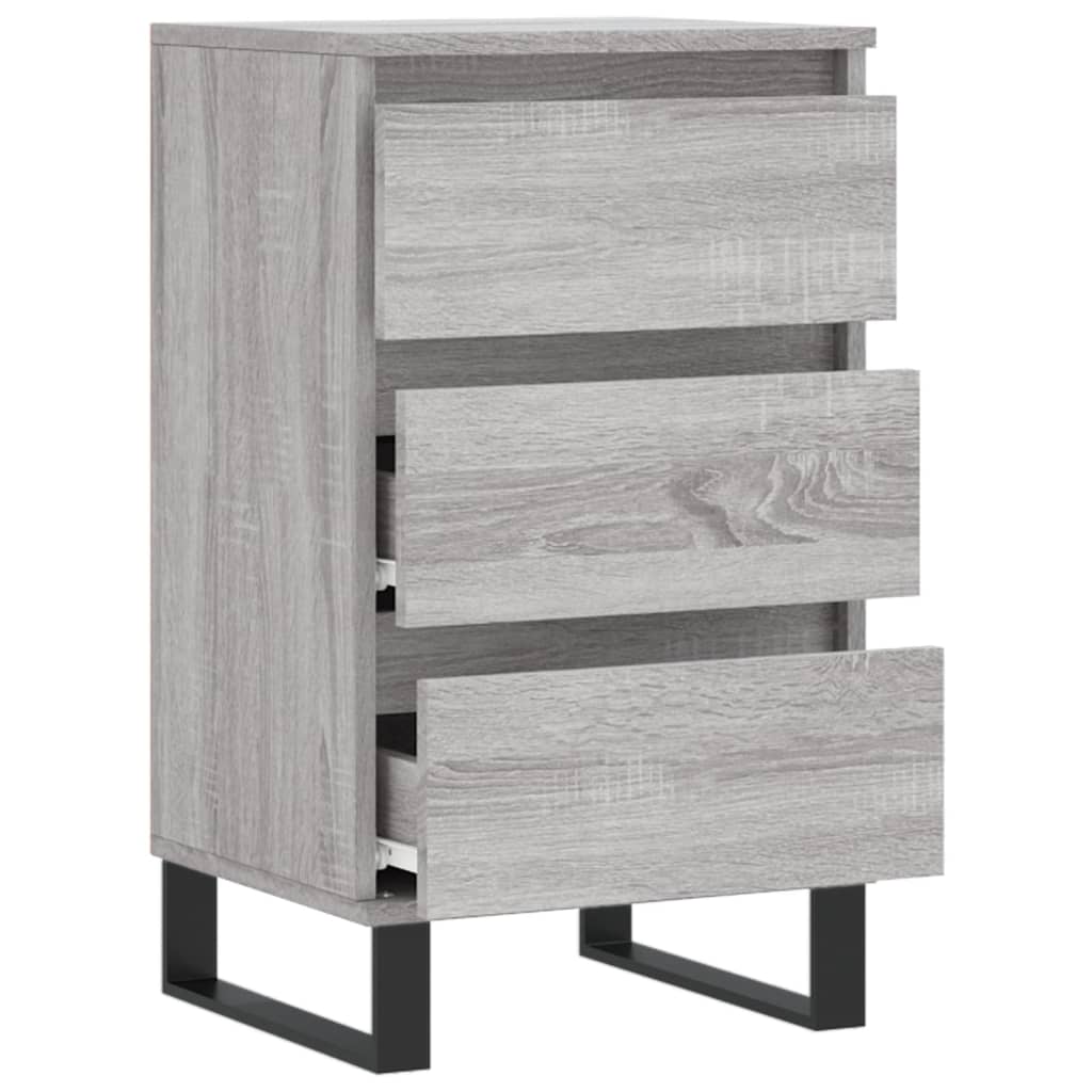 vidaXL Συρταριέρα Γκρι Sonoma 40 x 35 x 70 εκ. από Επεξεργασμένο Ξύλο