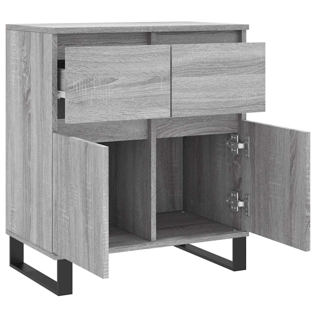vidaXL Ντουλάπι Γκρι Sonoma 60x35x70 εκ. από Επεξεργασμένο Ξύλο