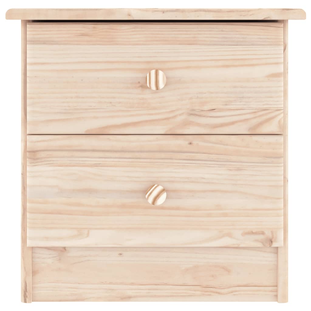 vidaXL Κομοδίνο ALTA 41x35x41 εκ. από Μασίφ Ξύλο Πεύκου