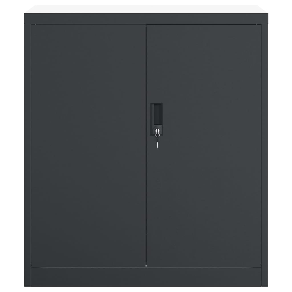 vidaXL Αρχειοθήκη Ανθρακί 79 x 40 x 90 εκ. από Ατσάλι
