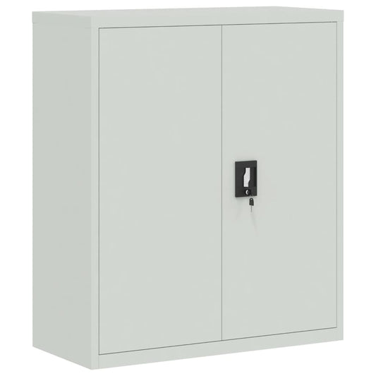 vidaXL Αρχειοθήκη Αν. Γκρι 90 x 40 x 105 εκ. Ατσάλινη
