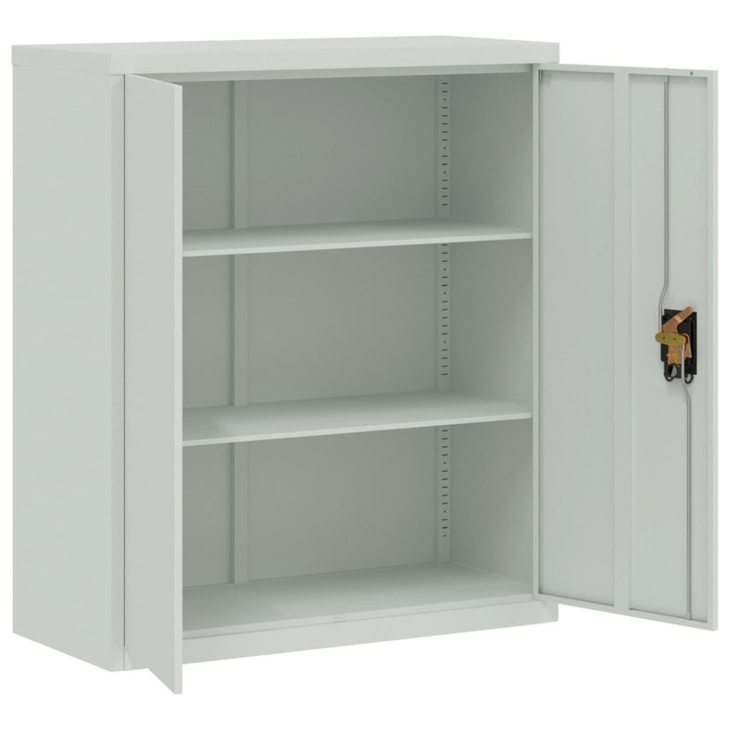 vidaXL Αρχειοθήκη Αν. Γκρι 90 x 40 x 105 εκ. Ατσάλινη