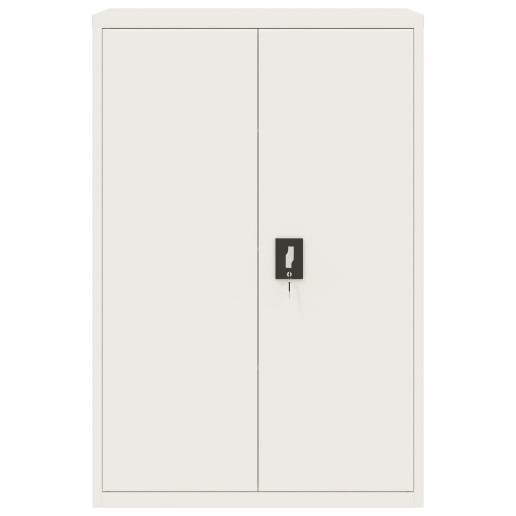 vidaXL Αρχειοθήκη Λευκή 90 x 40 x 140 εκ. Ατσάλινη