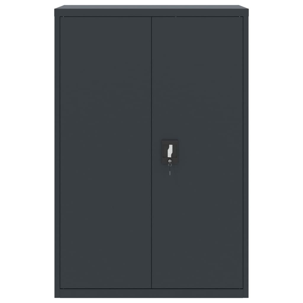 vidaXL Αρχειοθήκη Ανθρακί 90 x 40 x 140 εκ. Ατσάλινη