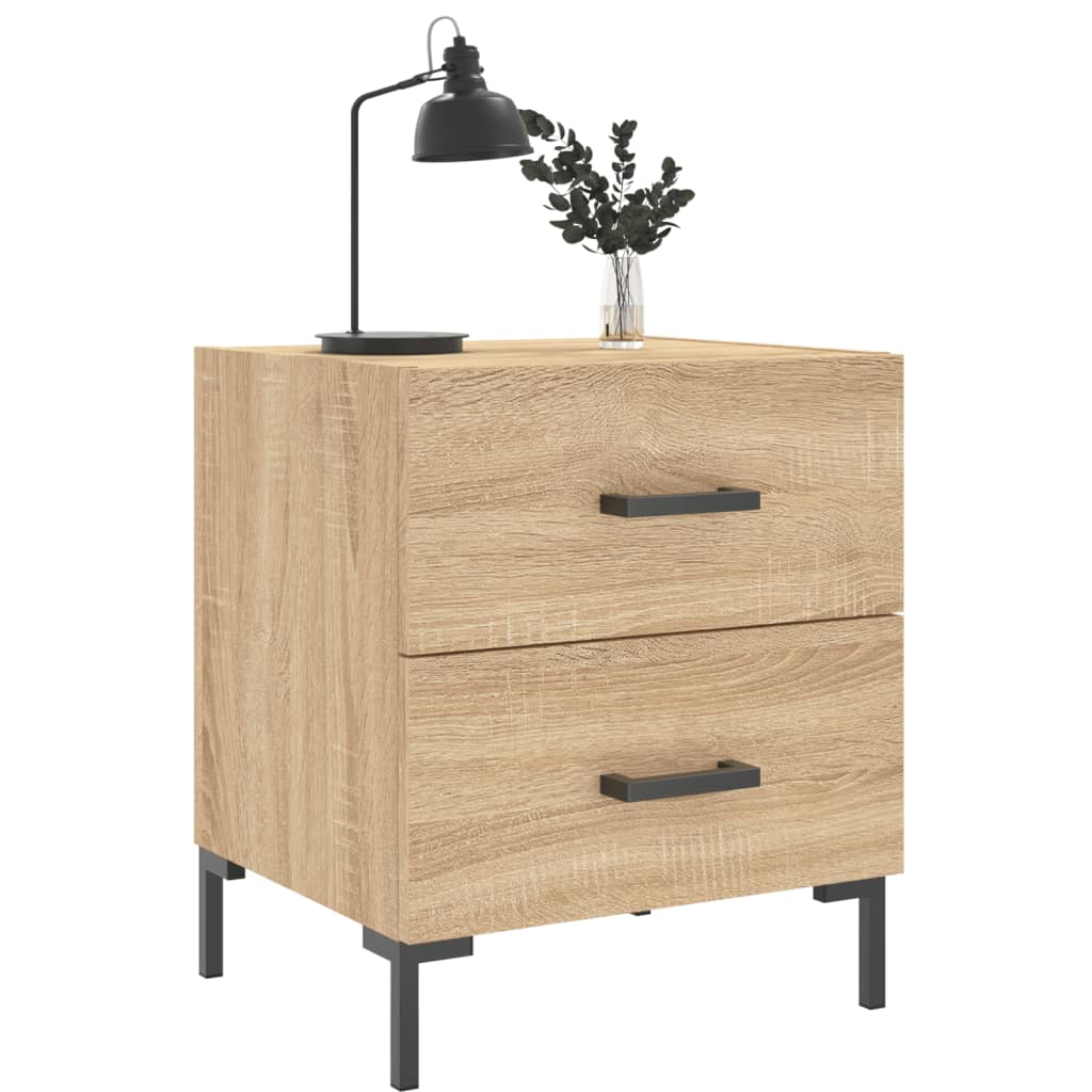 vidaXL Κομοδίνο Sonoma Δρυς 40 x 35 x 47,5 εκ. από Επεξεργασμένο Ξύλο