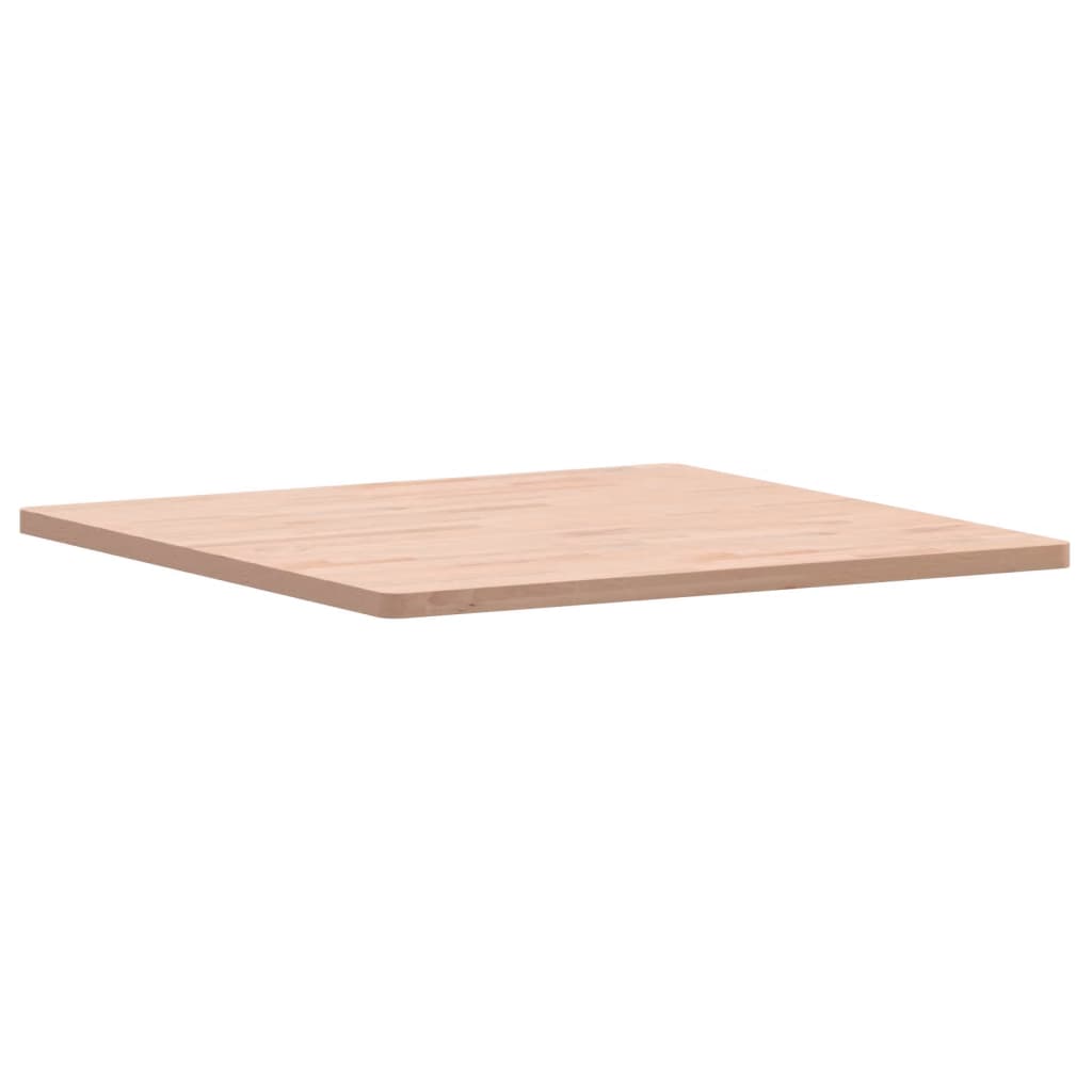 vidaXL Επιφάνεια Τραπεζιού Τετράγωνη 80x80x2,5 εκ. Μασίφ Ξύλο Οξιάς