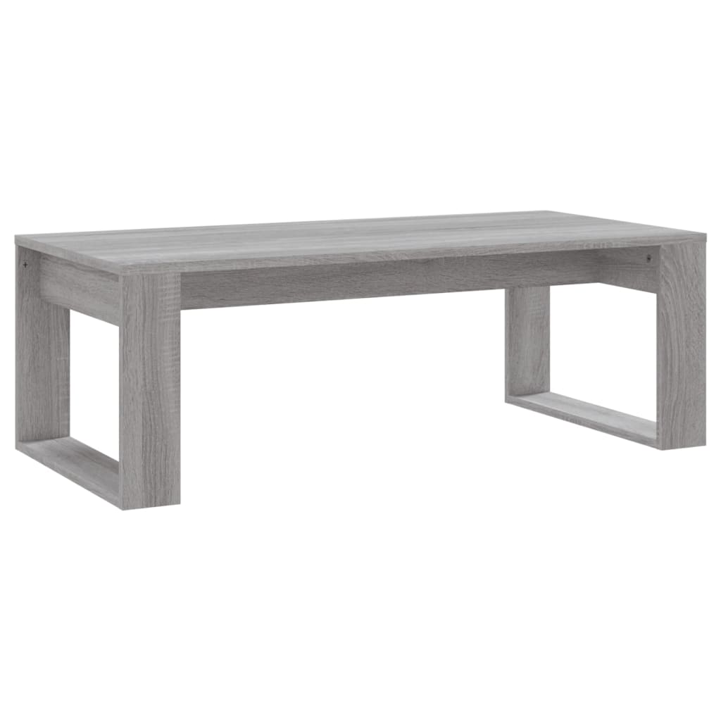 vidaXL Τραπεζάκι Σαλονιού Γκρι Sonoma 102 x 50 x 35 εκ. Επεξεργ. Ξύλο