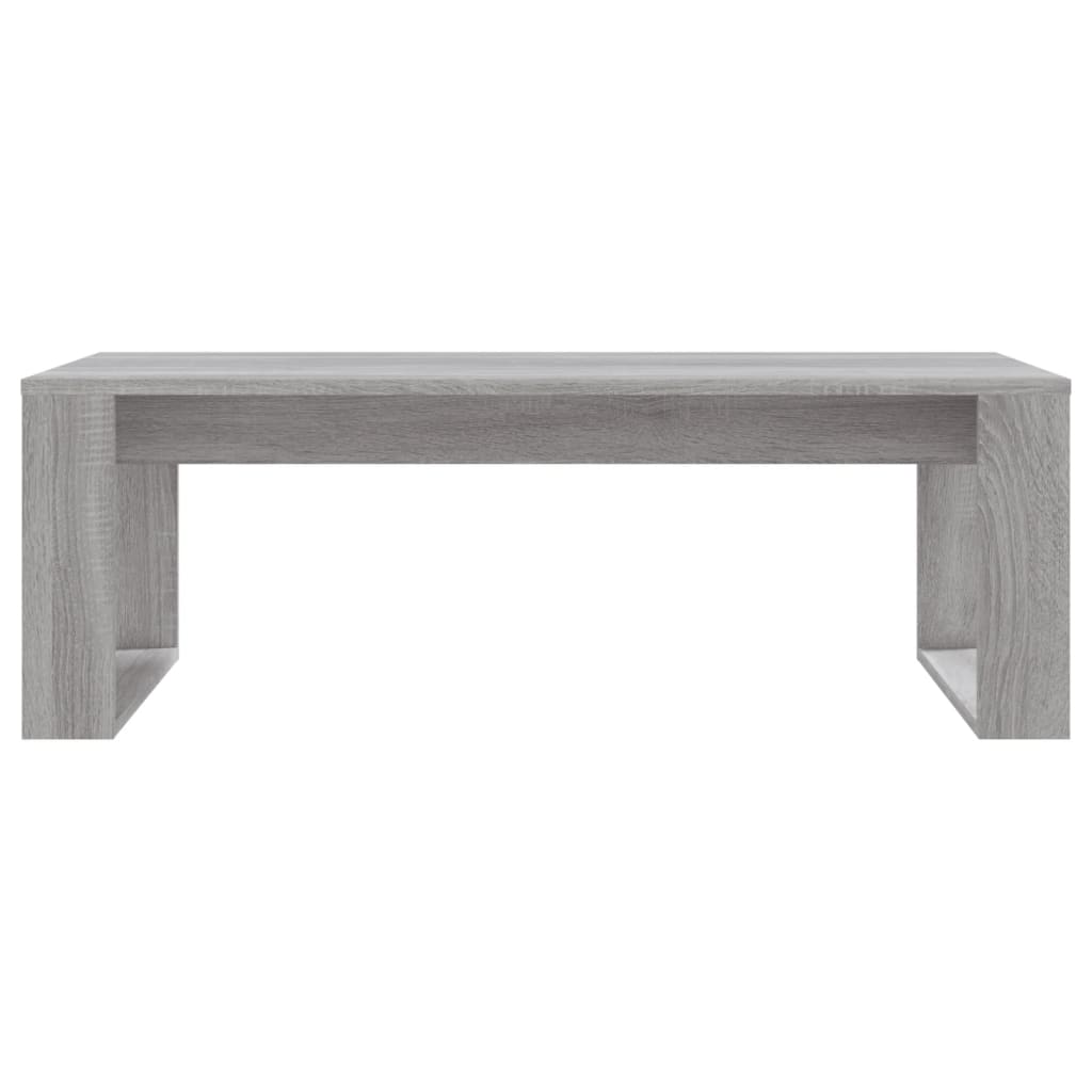 vidaXL Τραπεζάκι Σαλονιού Γκρι Sonoma 102 x 50 x 35 εκ. Επεξεργ. Ξύλο