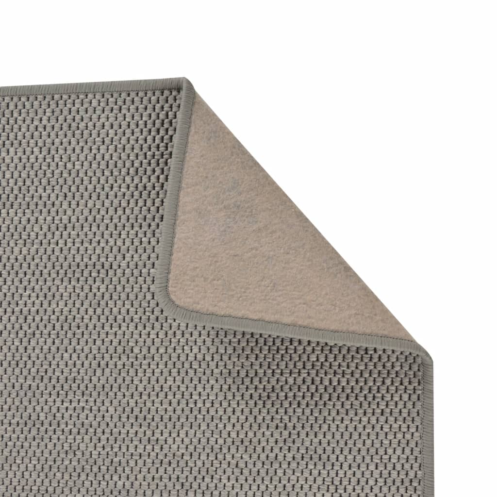 vidaXL Χαλί Διάδρομος Εμφάνιση Σιζάλ Ασημί 50 x 100 εκ.