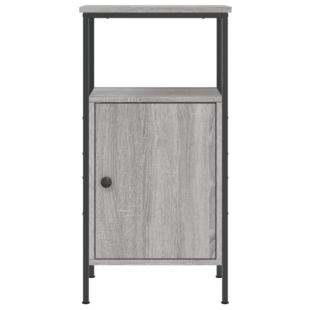 vidaXL Κομοδίνο Γκρι Sonoma 41 x 31 x 80 εκ. από Επεξεργασμένο Ξύλο