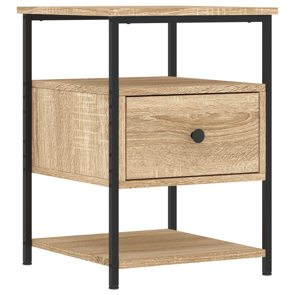 vidaXL Κομοδίνο Sonoma Δρυς 40 x 42 x 56 εκ. από Επεξεργασμένο Ξύλο