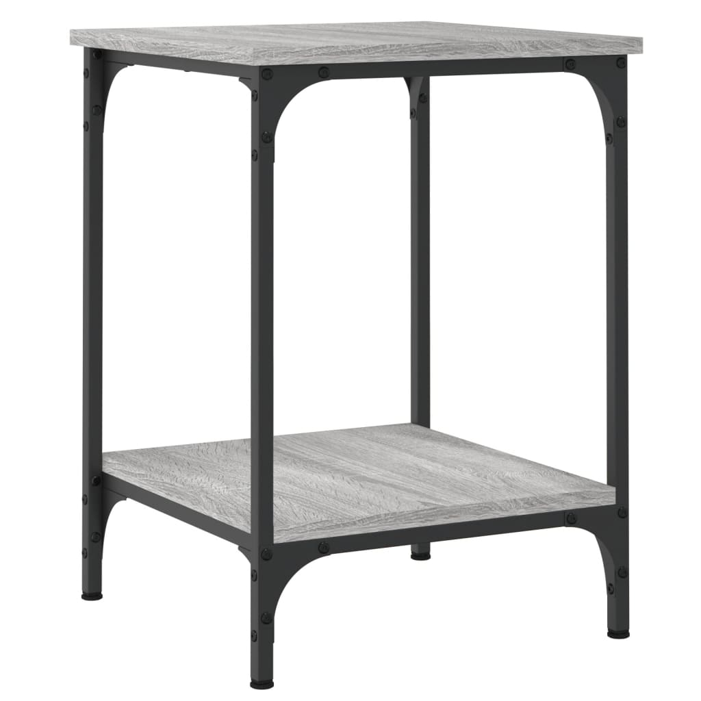 vidaXL Τραπεζάκι Σαλονιού Γκρι Sonoma 40x40x55 εκ. Επεξεργασμένο Ξύλο