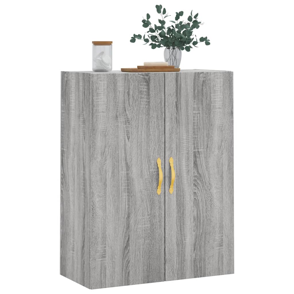 vidaXL Ντουλάπι Τοίχου Γκρι Sonoma 69,5 x 34 x 90 εκ.