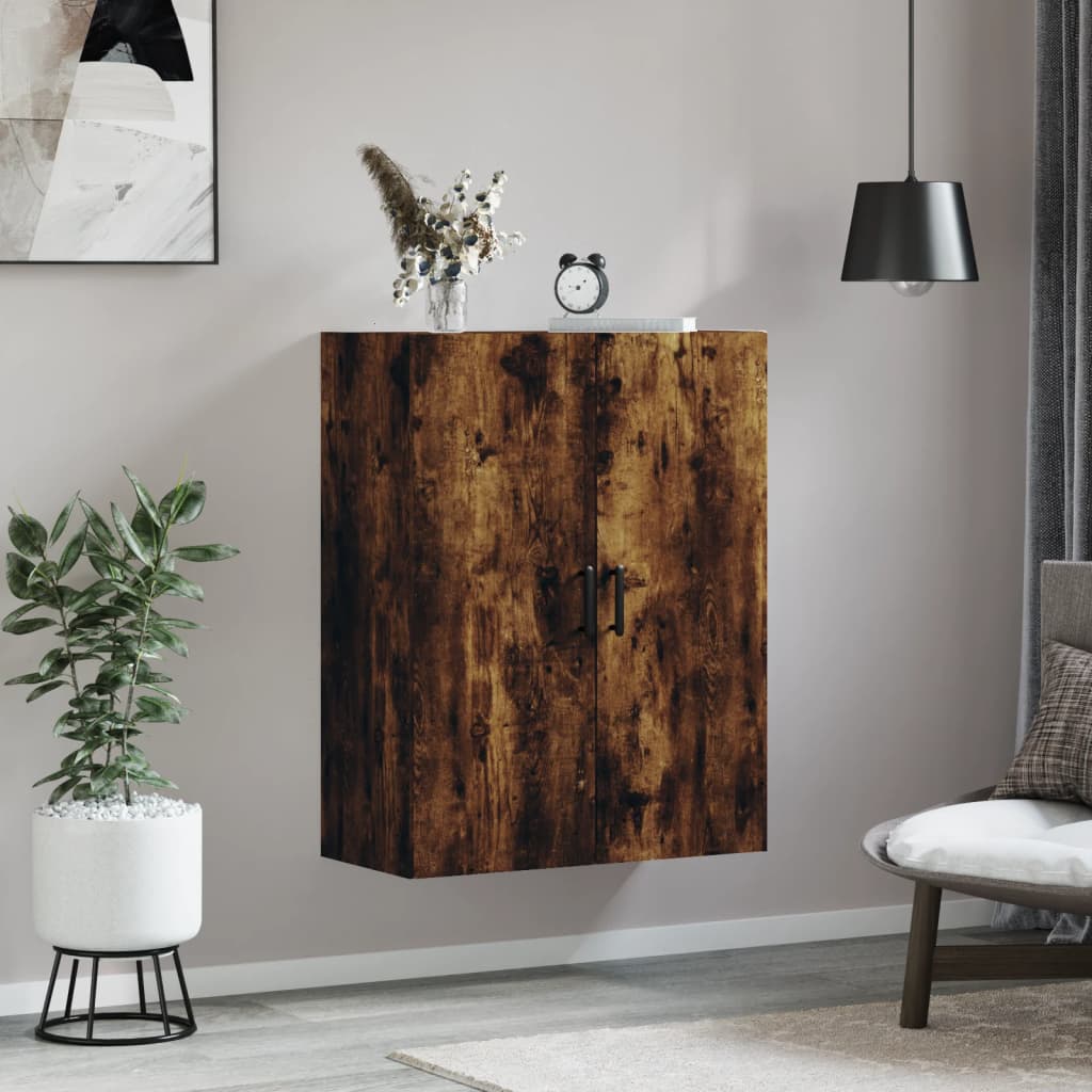 vidaXL Ντουλάπι Τοίχου Καπνιστή Δρυς 69,5 x 34 x 90 εκ.