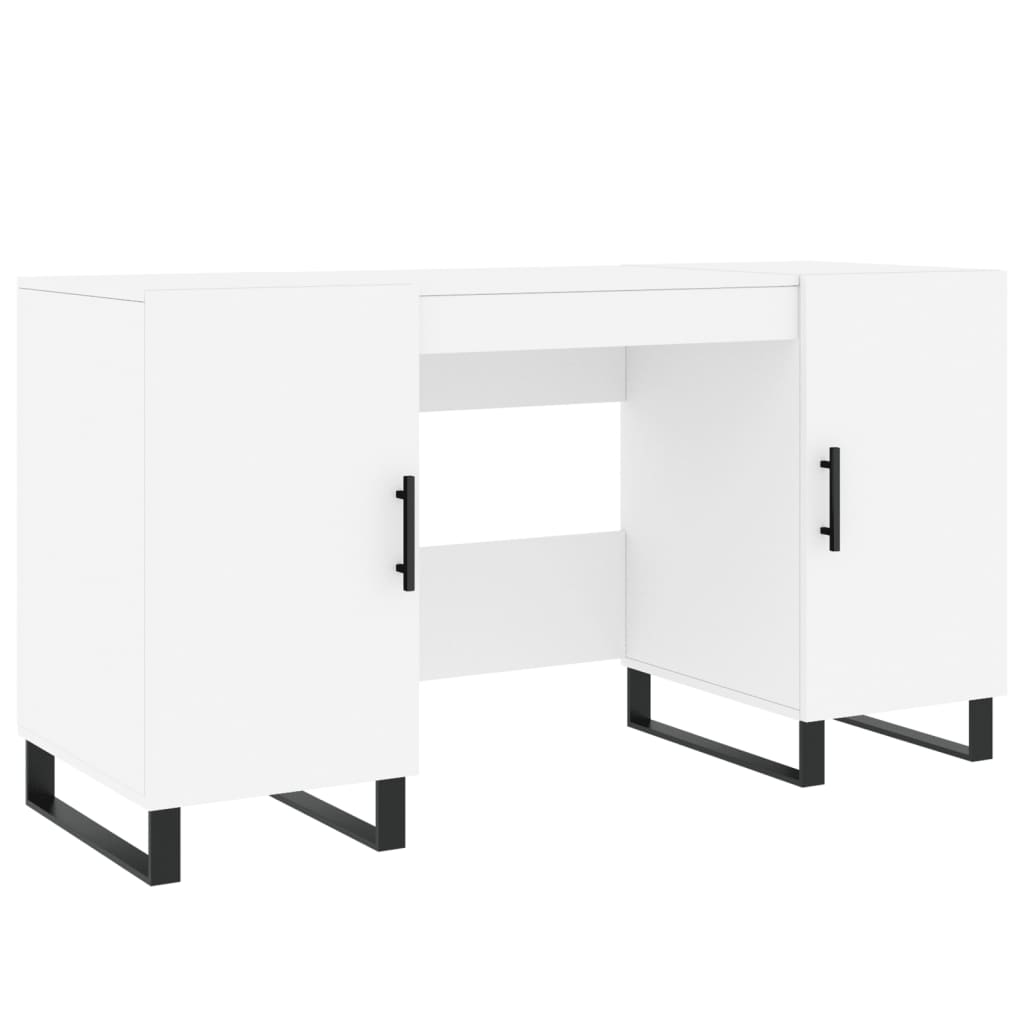 vidaXL Γραφείο Λευκό 140 x 50 x 75 εκ. από Επεξεργασμένο Ξύλο