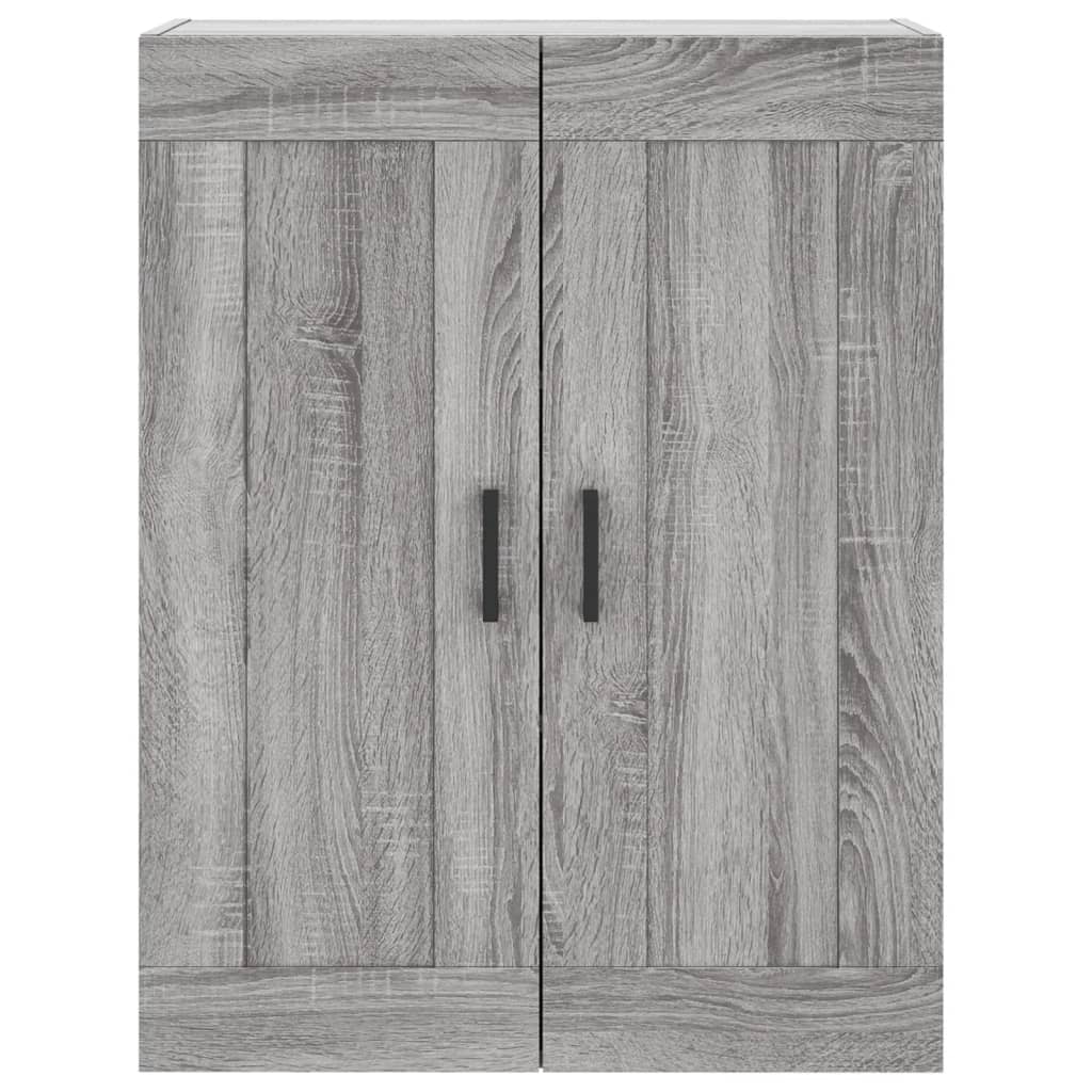 vidaXL Ντουλάπι Επιτοίχιο Γκρι Sonoma 69,5 x 34 x 90 εκ. Επεξεργ. Ξύλο