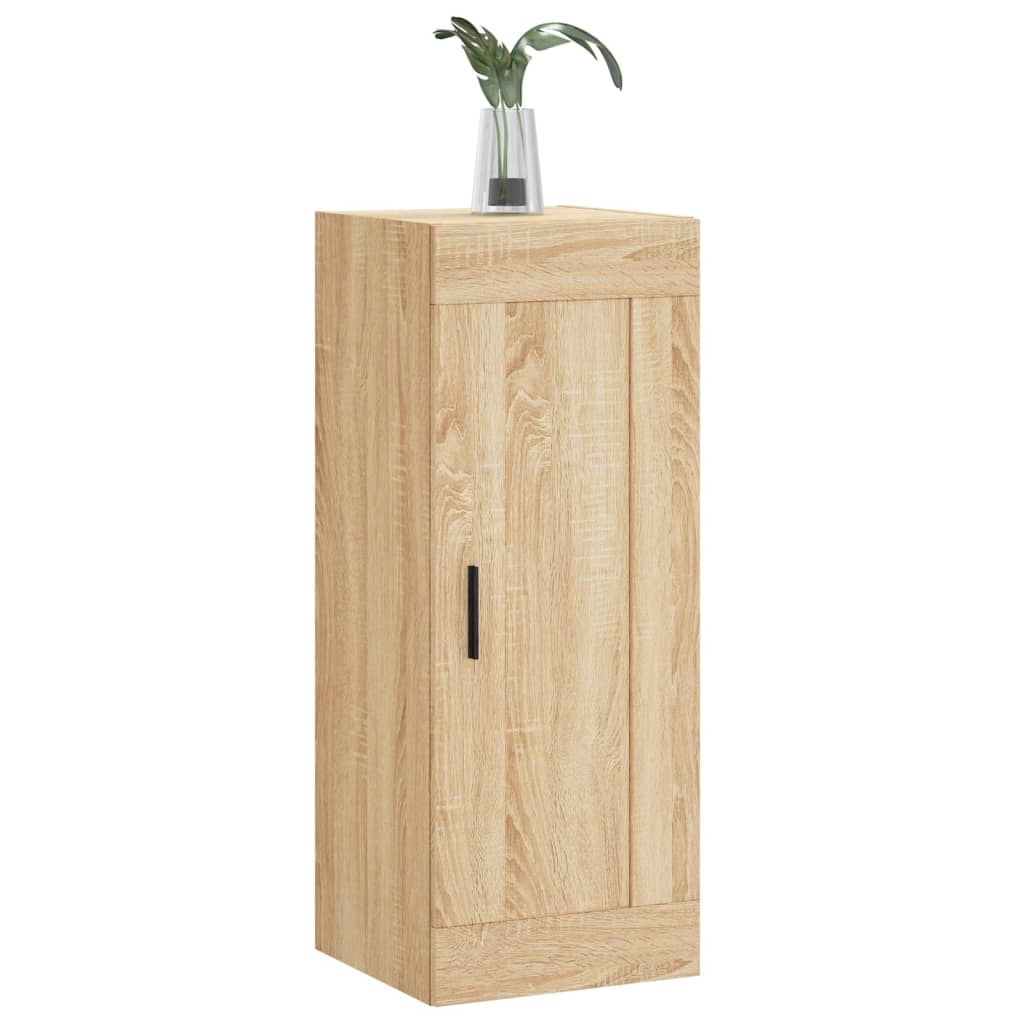 vidaXL Ντουλάπι Τοίχου Sonoma Δρυς 34,5 x 34 x 90 εκ. Επεξεργ. Ξύλο