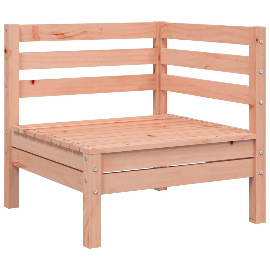 vidaXL Corner Sofa Solid Douglas wood Natural Douglas