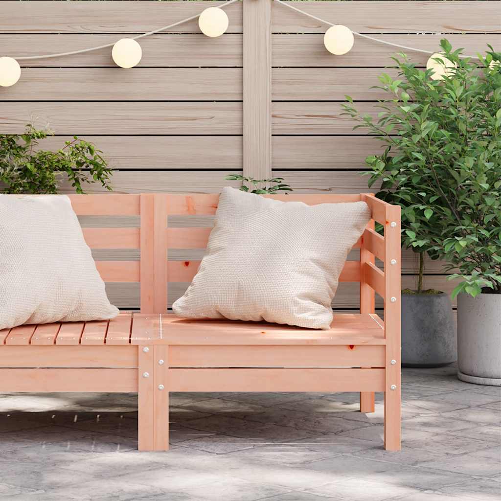 vidaXL Corner Sofa Solid Douglas wood Natural Douglas