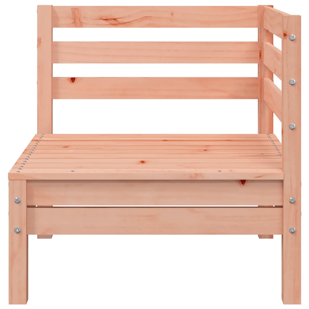 vidaXL Corner Sofa Solid Douglas wood Natural Douglas