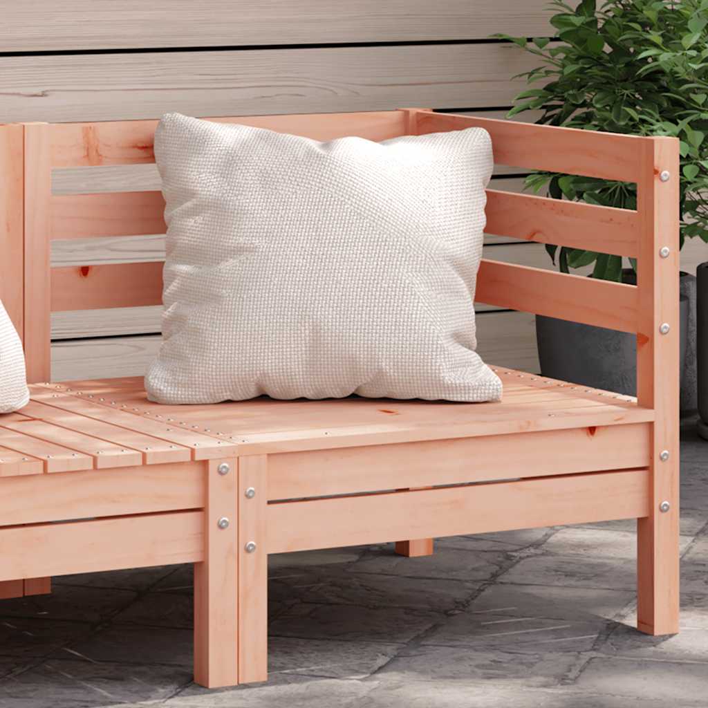 vidaXL Corner Sofa Solid Douglas wood Natural Douglas