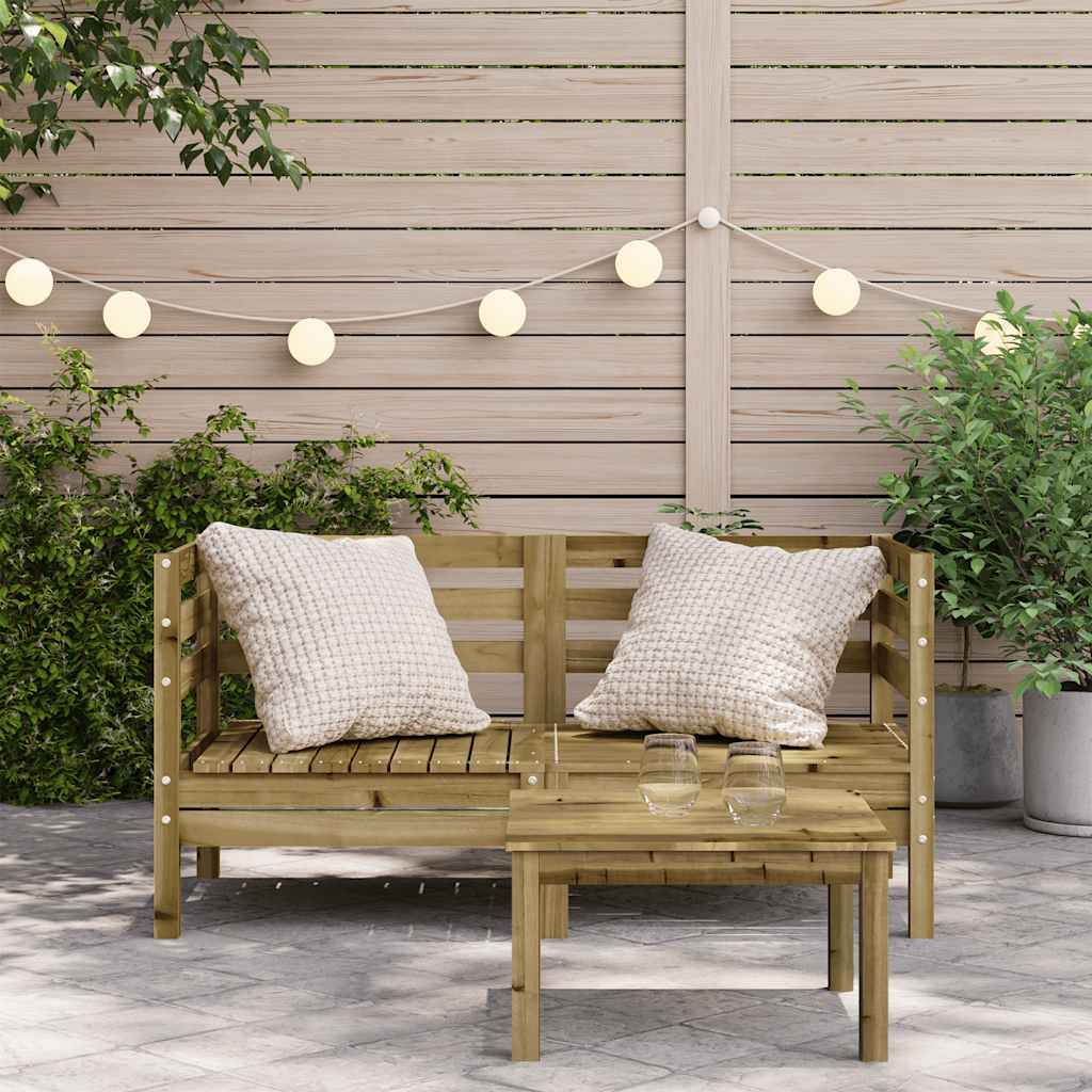 vidaXL Corner Sofa 2 τμχ. Treated pinewood under high pressure