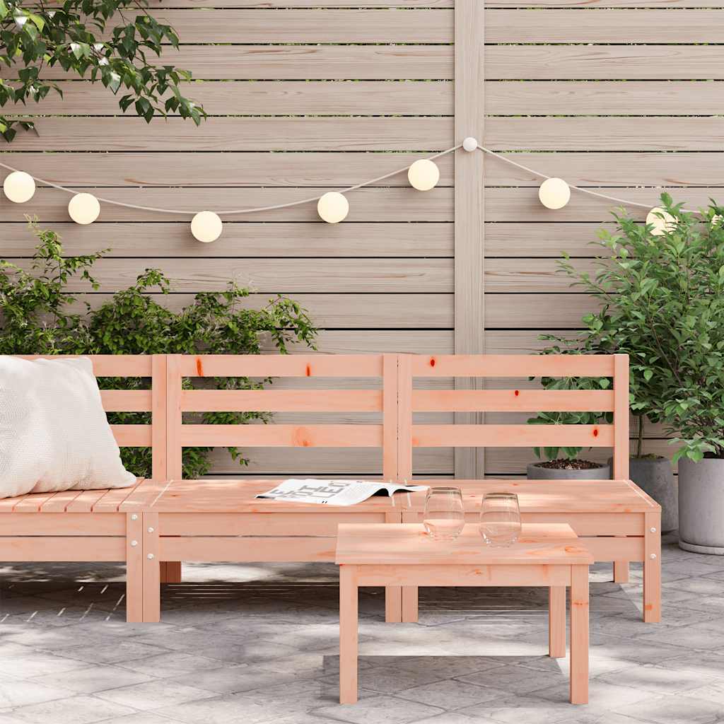 vidaXL Corner Sofa 2 τμχ. Solid Douglas wood (untreated)