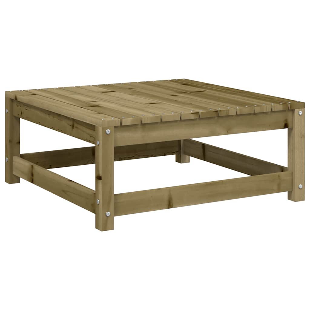 vidaXL Patio Footstool Natural Impregnated