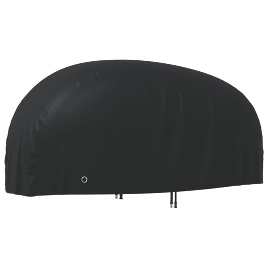 vidaXL Κουκούλες Μηχανής 2 τεμ. Μαύρες 220x95x110 εκ. Ύφασμα Oxford