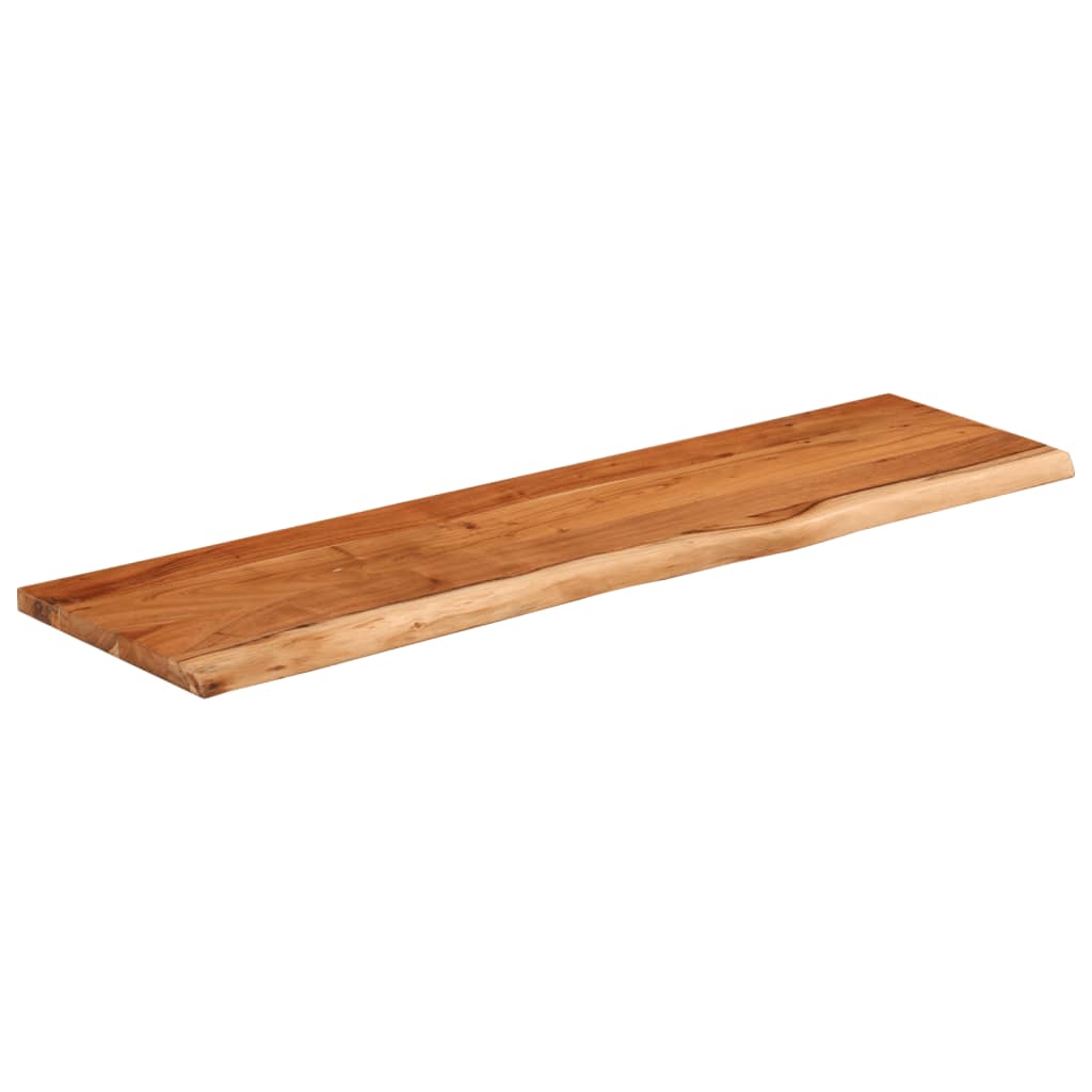 vidaXL Ράφι Επιτοίχιο Ορθ. Live Edge 40x20x2,5 εκ. Μασίφ Ξύλο Ακακίας