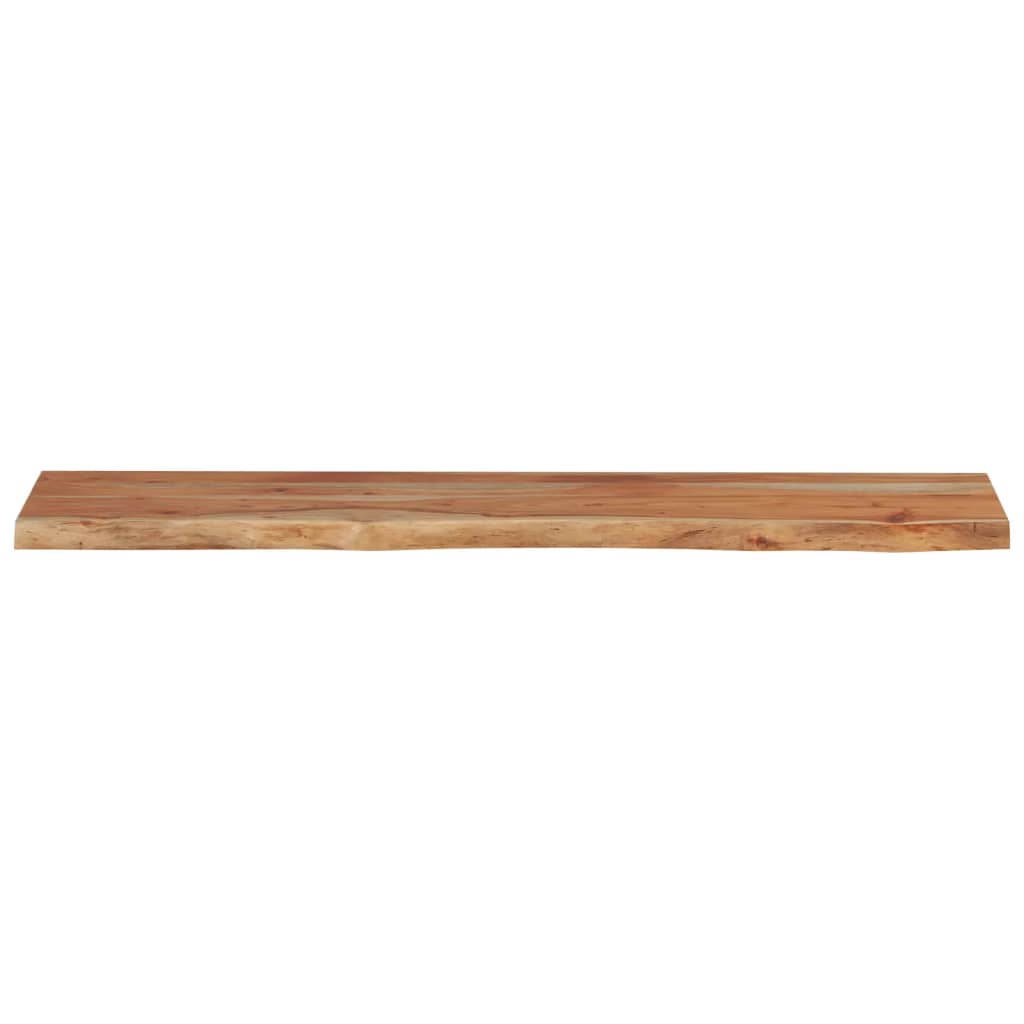 vidaXL Ράφι Επιτοίχιο Ορθ. Live Edge 90x20x2,5 εκ. Μασίφ Ξύλο Ακακίας