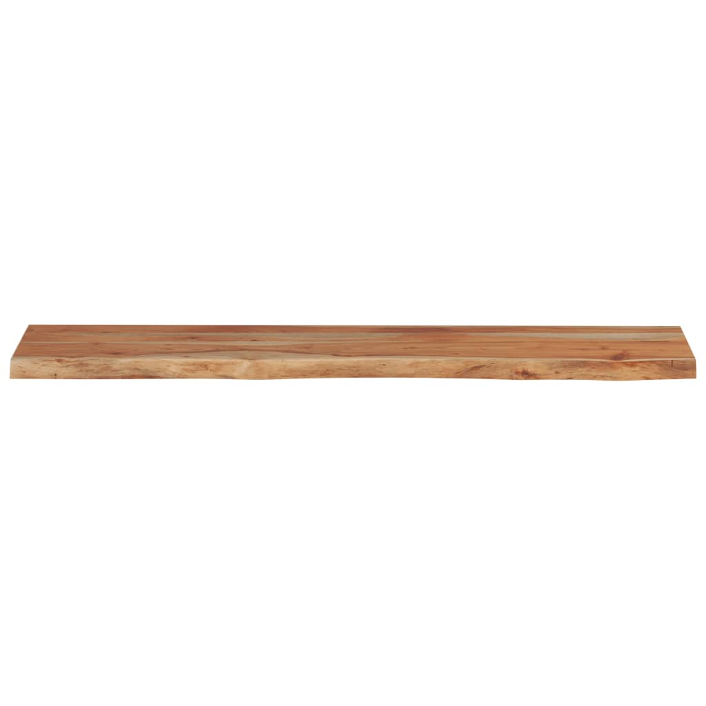 vidaXL Ράφι Επιτοίχιο Ορθ. Live Edge 110x20x2,5 εκ. Μασίφ Ξύλο Ακακίας