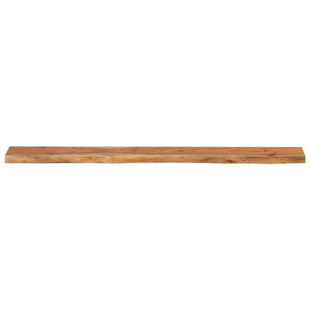 vidaXL Ράφι Επιτοίχιο Ορθ. Live Edge 160x20x2,5 εκ. Μασίφ Ξύλο Ακακίας