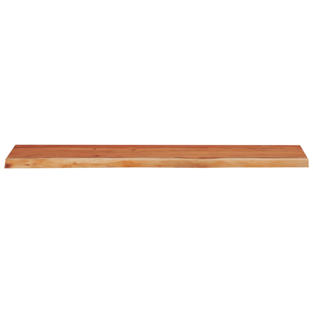 vidaXL Ράφι Επιτοίχιο Ορθ. Live Edge 110x30x2,5 εκ. Μασίφ Ξύλο Ακακίας