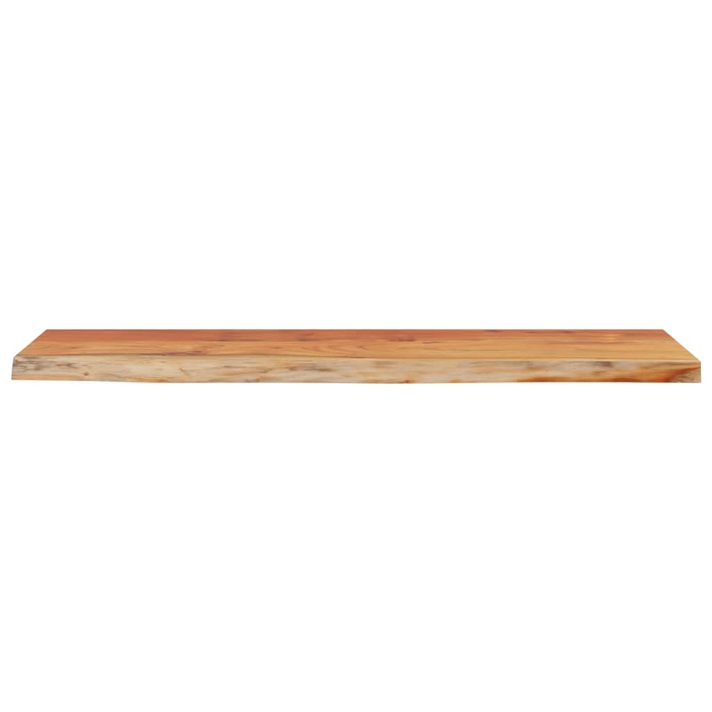 vidaXL Ράφι Επιτοίχιο Ορθ. Live Edge 120x30x2,5 εκ. Μασίφ Ξύλο Ακακίας
